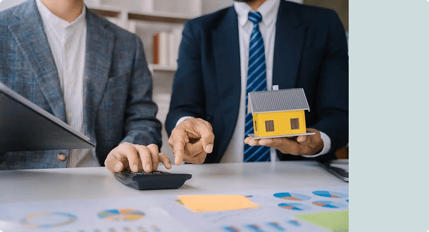 Real estate agency office